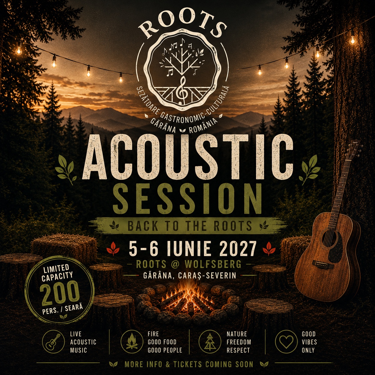 Afiș Acoustic Session — Back to the ROOTS