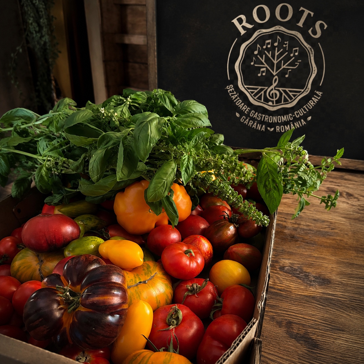 Roșii și verdețuri proaspete la ROOTS